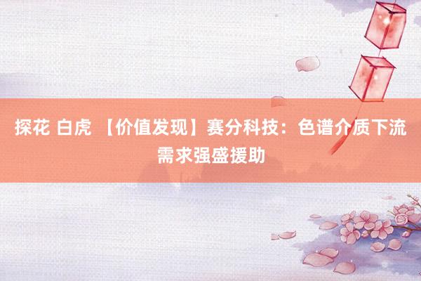探花 白虎 【价值发现】赛分科技：色谱介质下流需求强盛援助